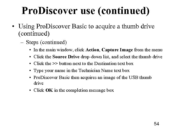 mount a drive in prodiscover basic