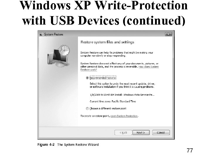 Windows XP Write-Protection with USB Devices (continued) 77 