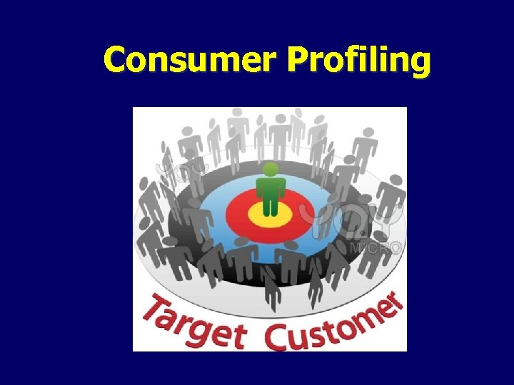 Consumer Profiling 