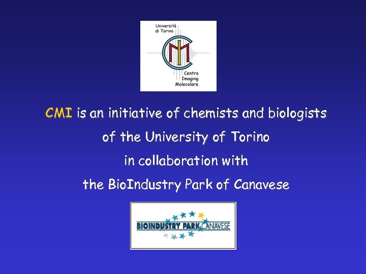 CMI is an initiative of chemists and biologists of the University of Torino in