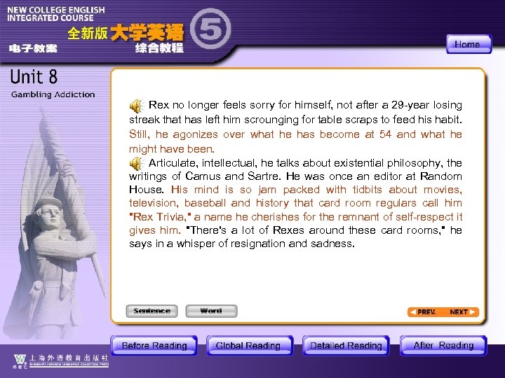 Rex no longer feels sorry for himself, not after a 29 -year losing streak