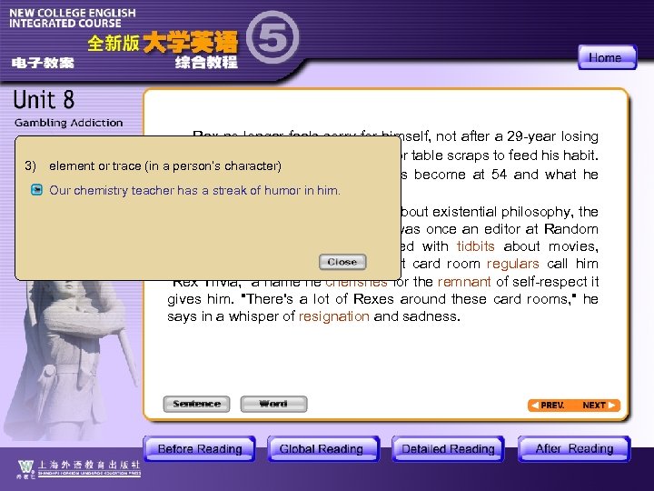 Rex no longer feels sorry for himself, not after a 29 -year losing streak