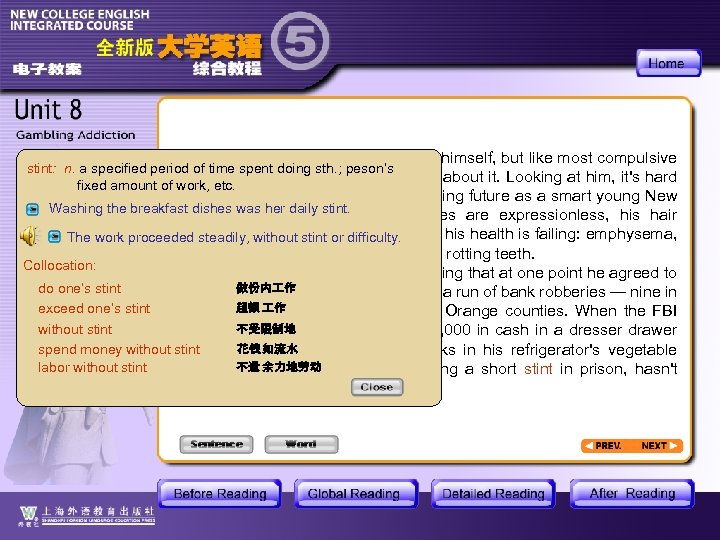 Rex Trivia is not about to kill himself, but like most compulsive stint: n.