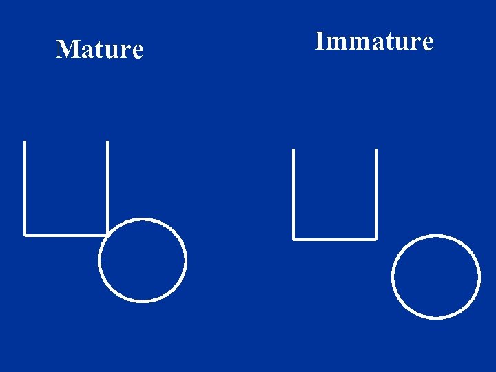 Mature Immature 