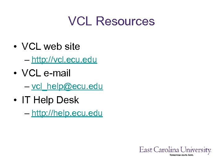 Vcl Best Practices Lee Toderick Department Of Technology