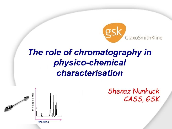 The role of chromatography in physico-chemical characterisation Shenaz Nunhuck CASS, GSK 