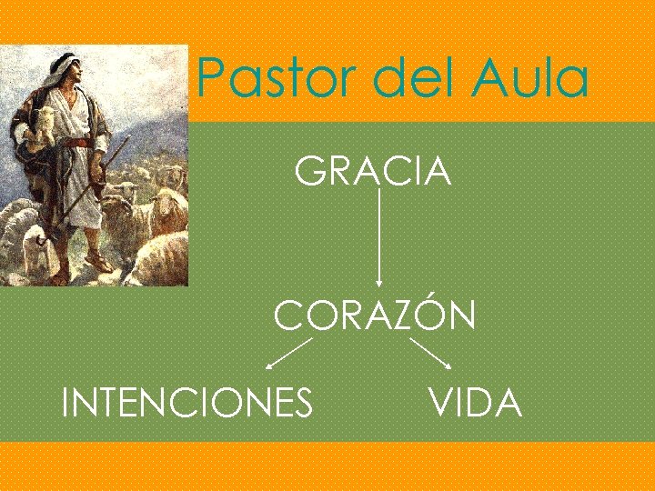 Pastor del Aula GRACIA CORAZÓN INTENCIONES VIDA 