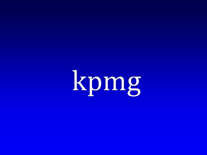 kpmg 