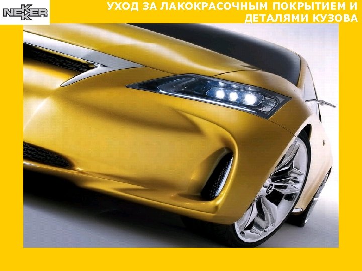 УХОД ЗА ЛАКОКРАСОЧНЫМ ПОКРЫТИЕМ И ДЕТАЛЯМИ КУЗОВА 