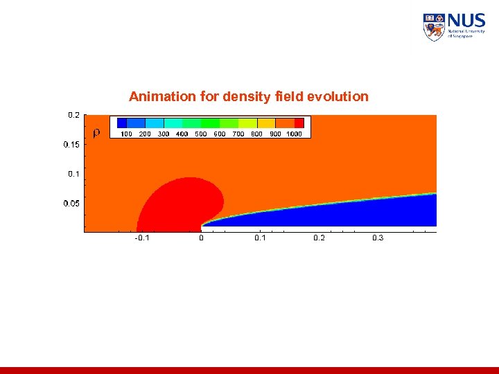 Animation for density field evolution 