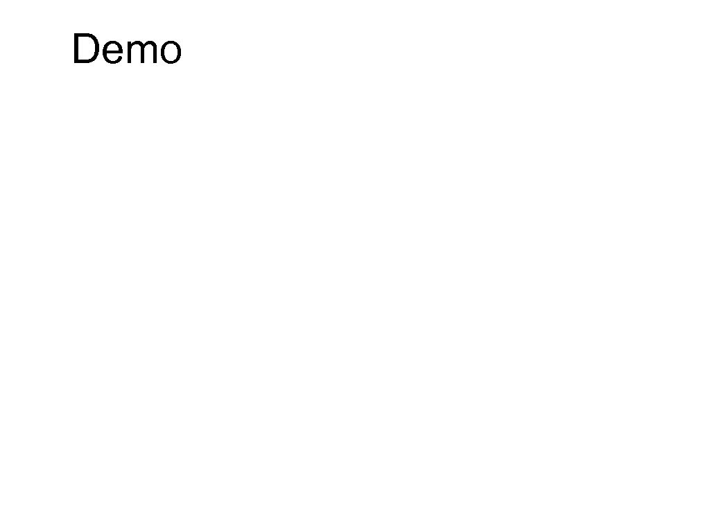 Demo 