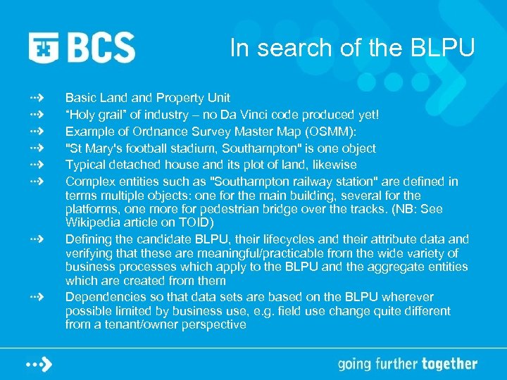 In search of the BLPU Basic Land Property Unit “Holy grail” of industry –