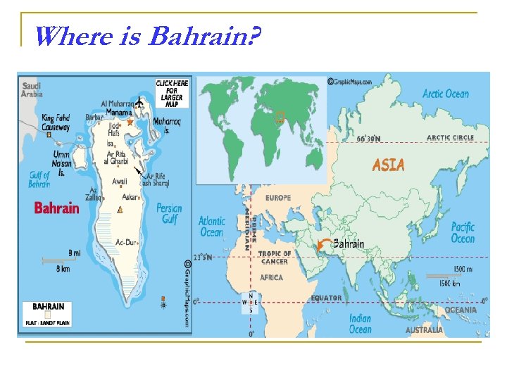 Where is Bahrain? 