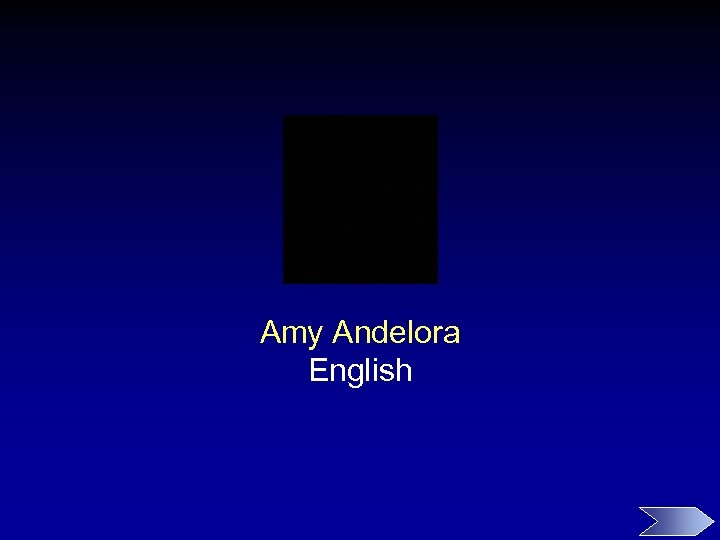 Amy Andelora English 