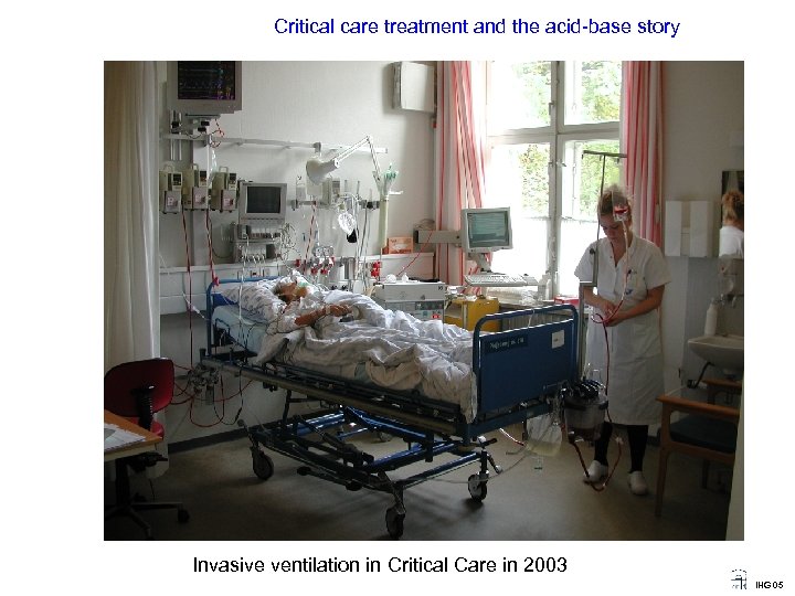 Critical care treatment and the acid-base story Invasive ventilation in Critical Care in 2003