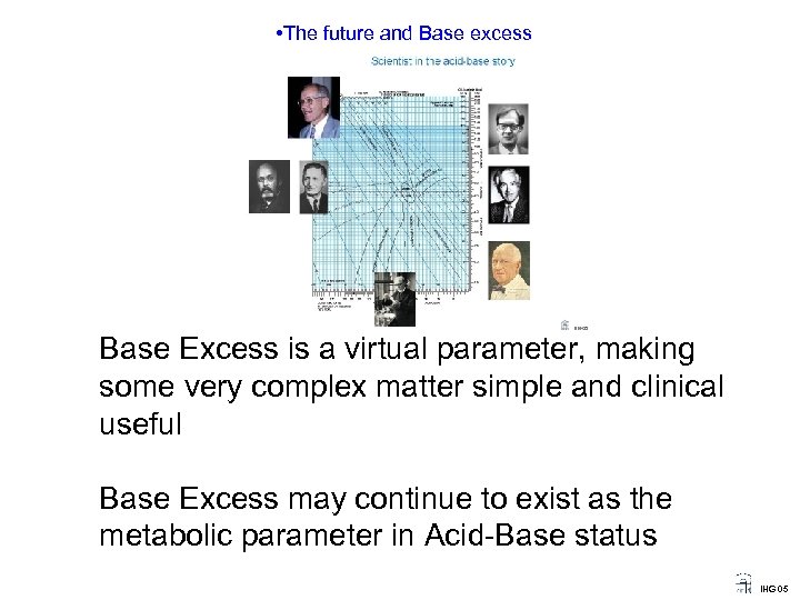  • The future and Base excess Base Excess is a virtual parameter, making