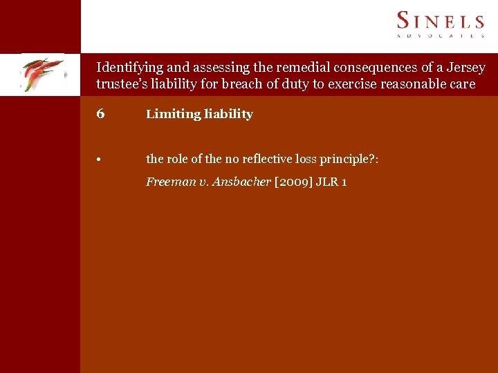 Identifying and assessing the remedial consequences of a Jersey trustee’s liability for breach of