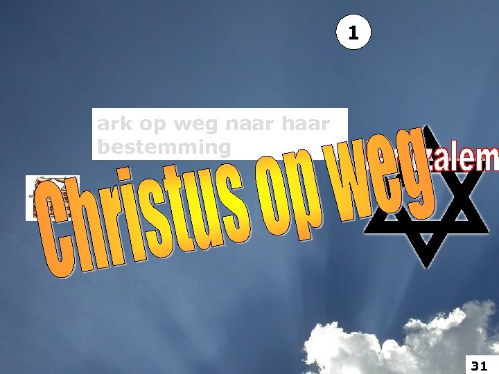 1 ark op weg naar haar bestemming 31 
