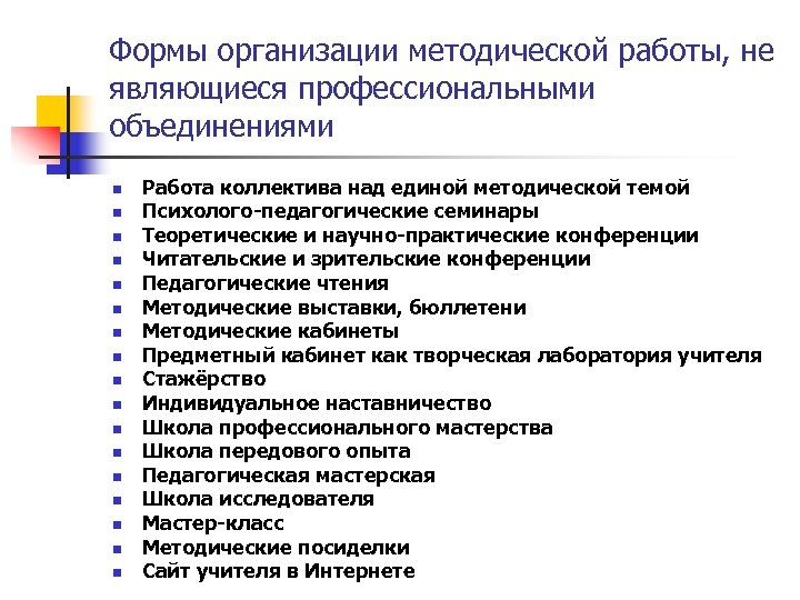 Работа объединения. Формы проведения методических объединений в школе. Формы проведения конференций. Формы организации профессионального объединения педагогов. Конференция формы организации.