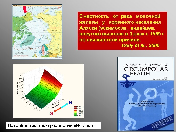 Cмертность от рака молочной железы у коренного населения Аляски (эскимосов, индейцев, алеутов) выросла в