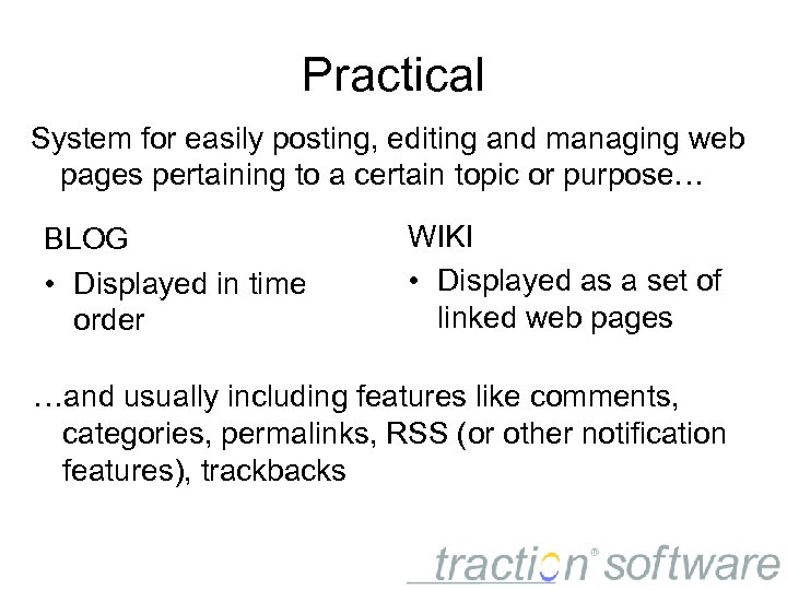 Practical System for easily posting, editing and managing web pages pertaining to a certain