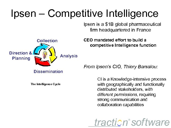 Ipsen – Competitive Intelligence Ipsen is a $1 B global pharmaceutical firm headquartered in