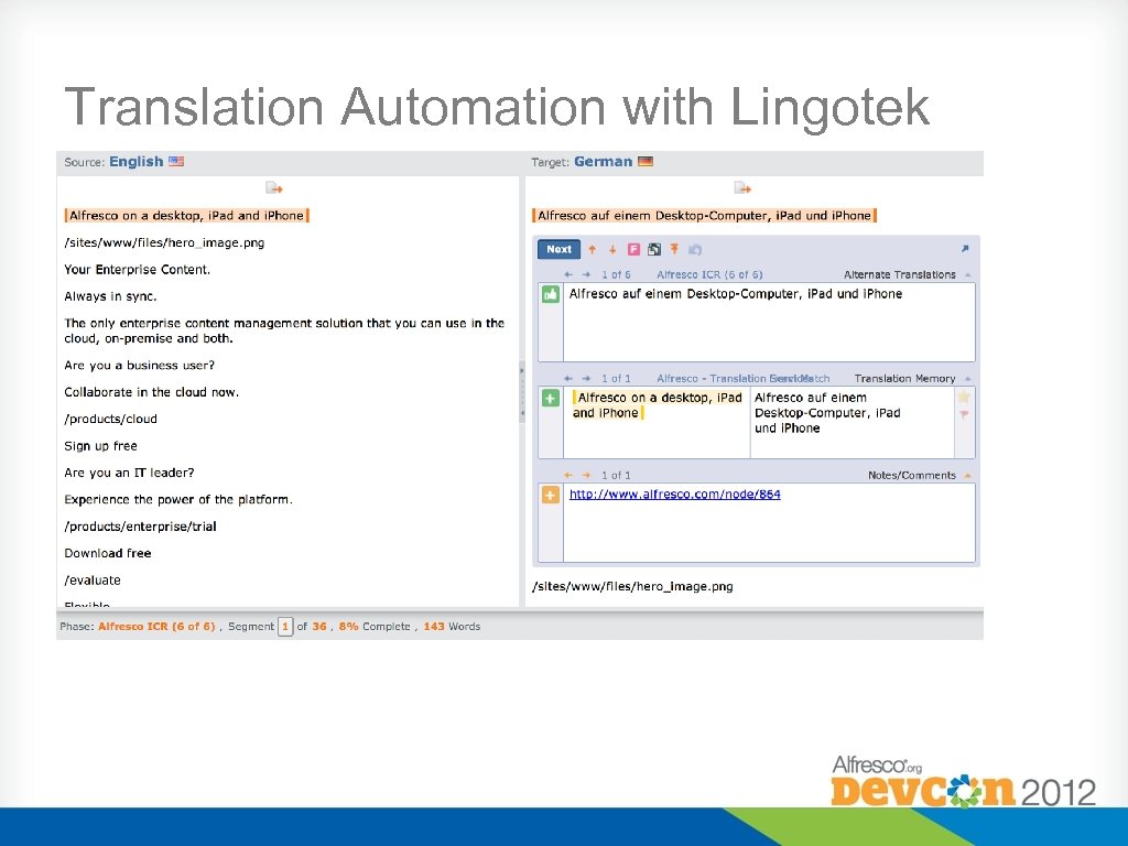 Translation Automation with Lingotek 