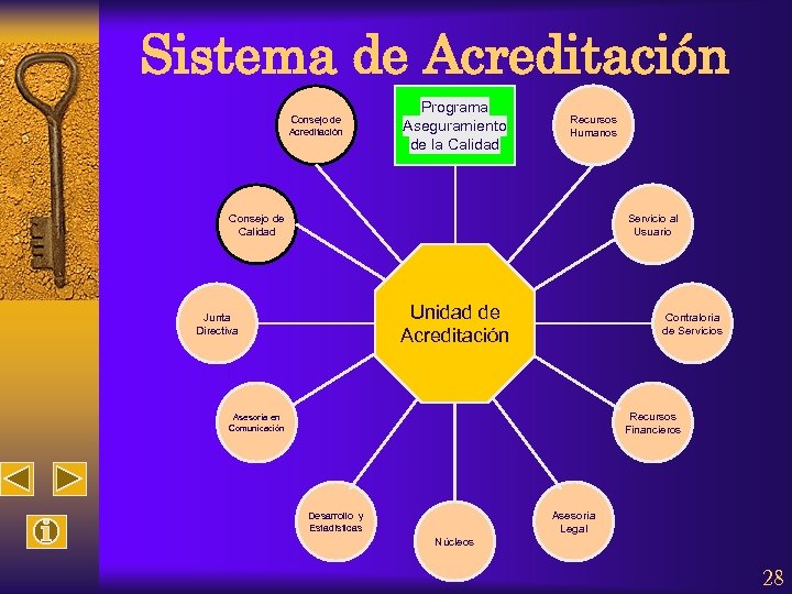 Sistema de Acreditación Consejo de Acreditación Programa Aseguramiento de la Calidad Recursos Humanos Consejo