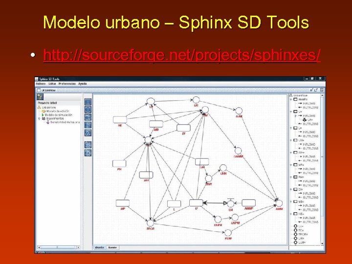 Modelo urbano – Sphinx SD Tools • http: //sourceforge. net/projects/sphinxes/ http: //sourceforge. net/projects/sphinxes 67