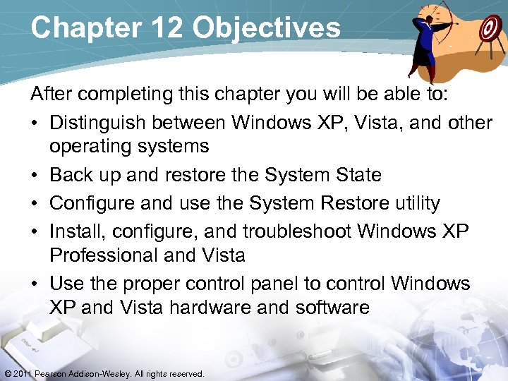 Chapter 12 Objectives After completing this chapter you will be able to: • Distinguish