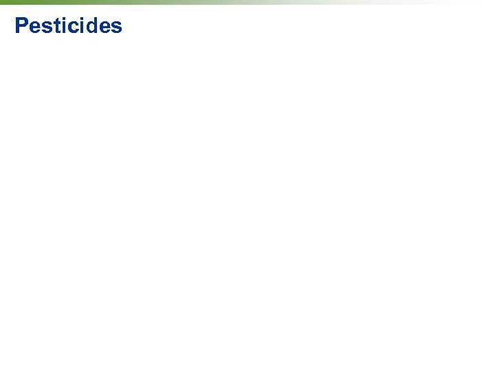 Pesticides 