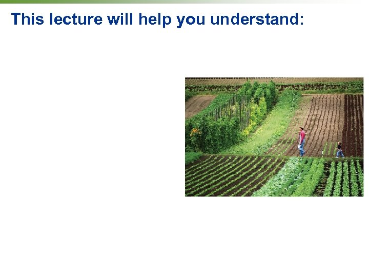 This lecture will help you understand: 