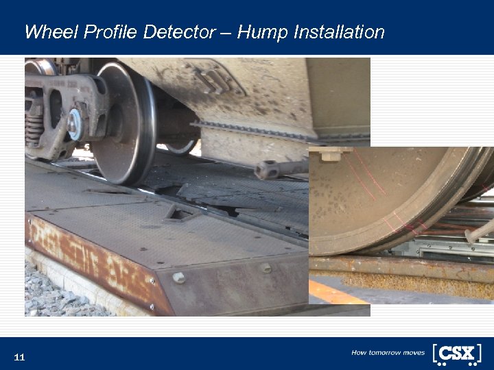 Wheel Profile Detector – Hump Installation 11 