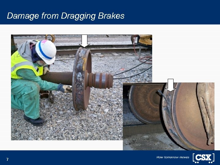 Damage from Dragging Brakes 7 