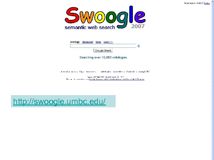 http: //swoogle. umbc. edu/ Rough Guide to Image Management CILIP, 31 March 2010 