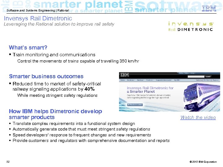 IBM Rational Solution for Systems and Software Engineering