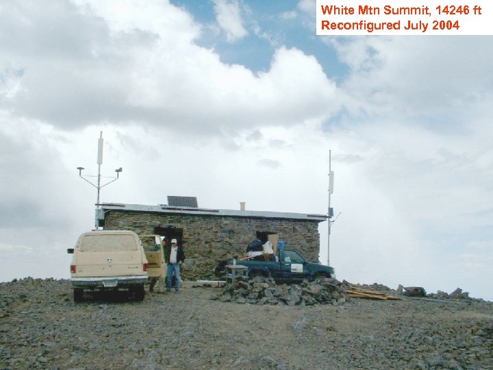 White Mtn Summit, 14246 ft Reconfigured July 2004 