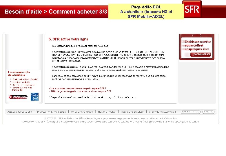 Besoin d’aide > Comment acheter 3/3 Page édito BOL A actualiser (impacts HZ et