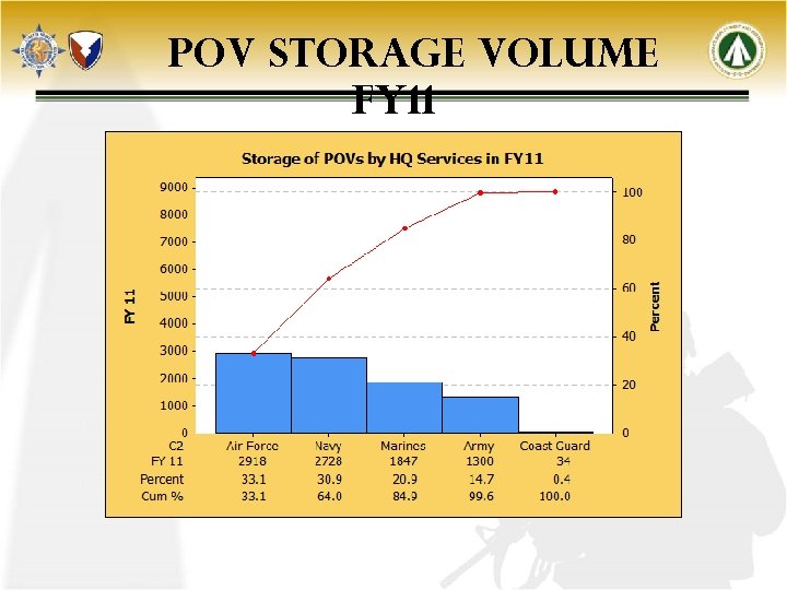 POV STORAGE VOLUME FY 11 
