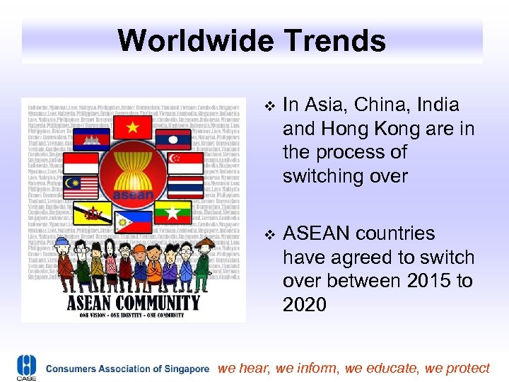 Worldwide Trends In Asia, China, India and Hong Kong are in the process of