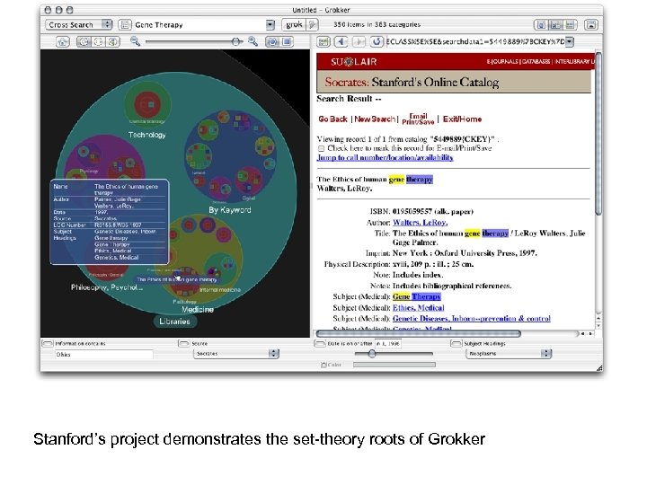 Stanford’s project demonstrates the set theory roots of Grokker 