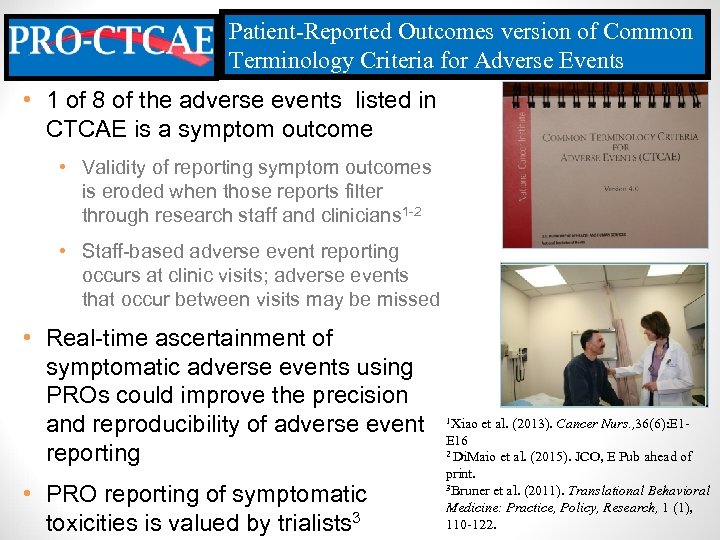 Patient-Reported Outcomes version of Common Terminology Criteria for Adverse Events • 1 of 8