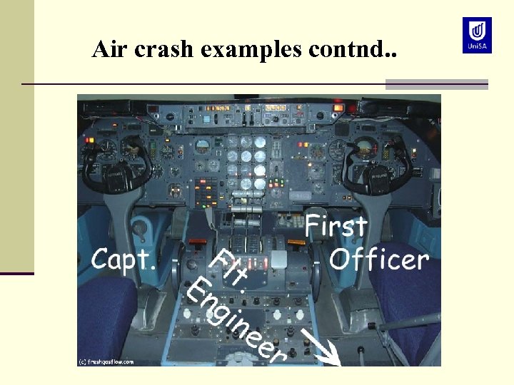 Air crash examples contnd. . 