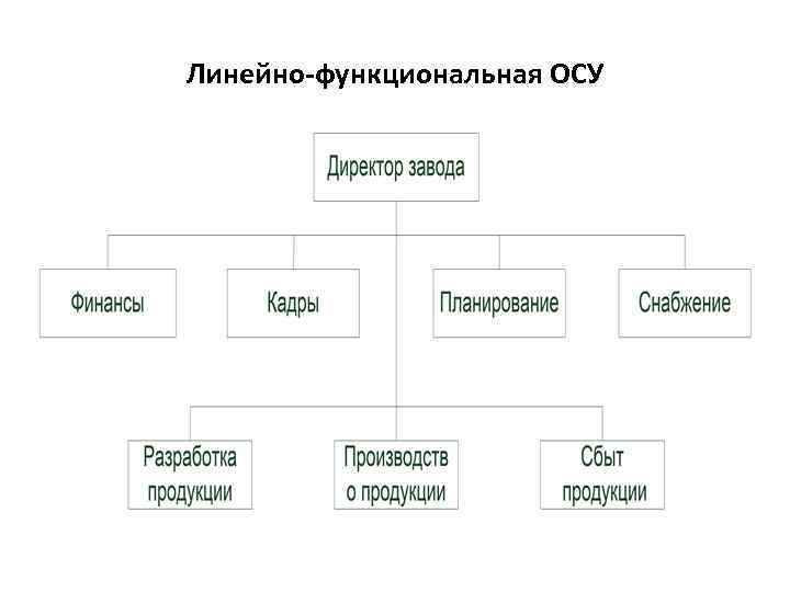 Линейно-функциональная ОСУ 