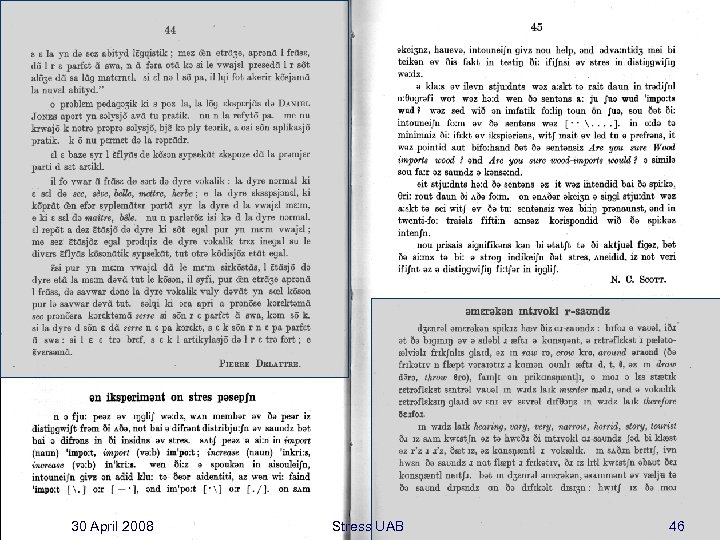 30 April 2008 Stress UAB 46 