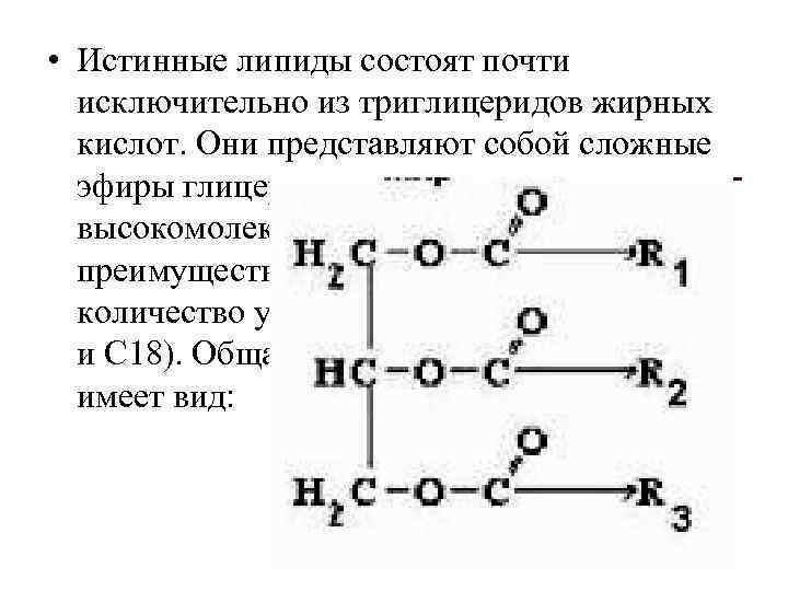 Глицерин и жирные кислоты