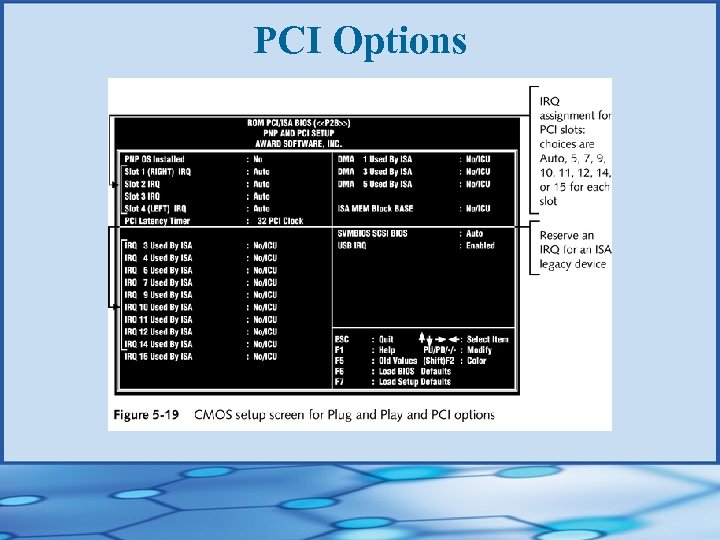 PCI Options 