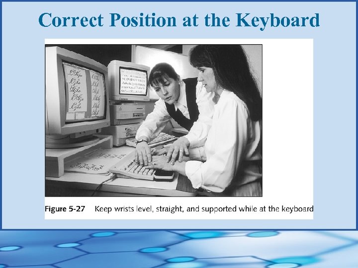 Correct Position at the Keyboard 