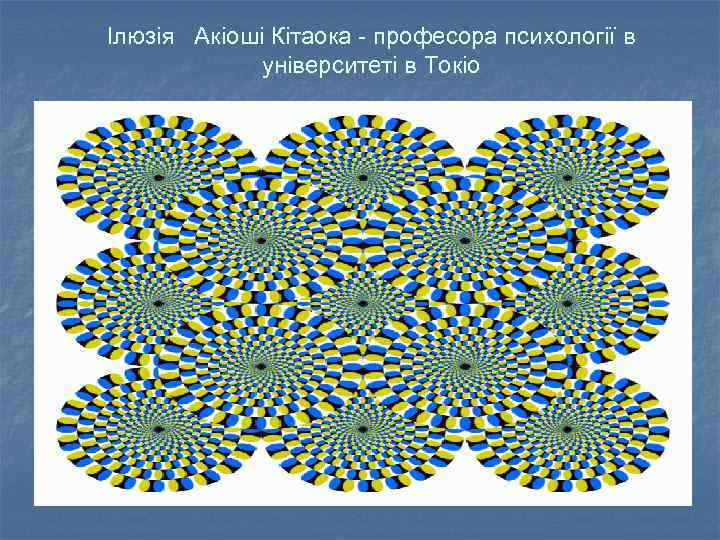 Ілюзія Акіоші Кітаока - професора психології в університеті в Токіо 