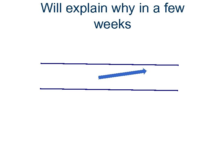 Will explain why in a few weeks 